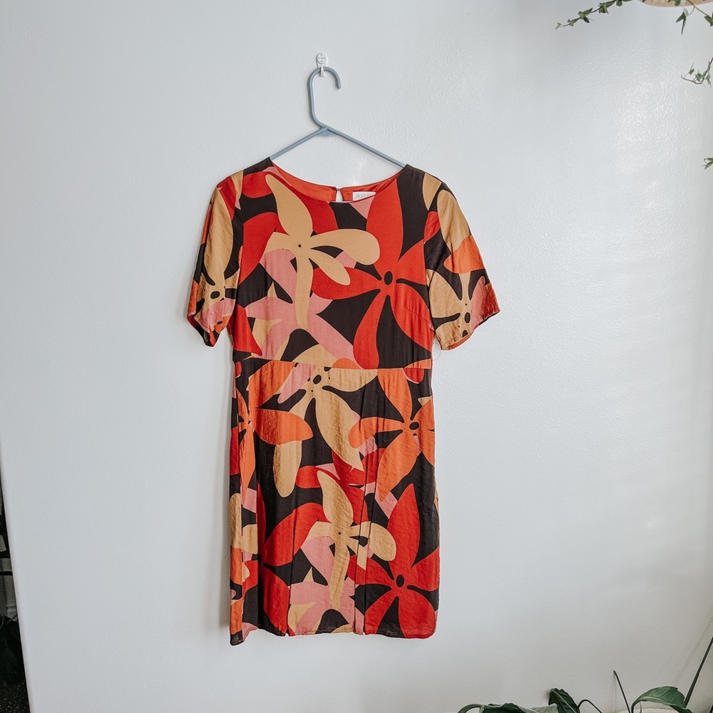 Roolee groovy floral pattern dress